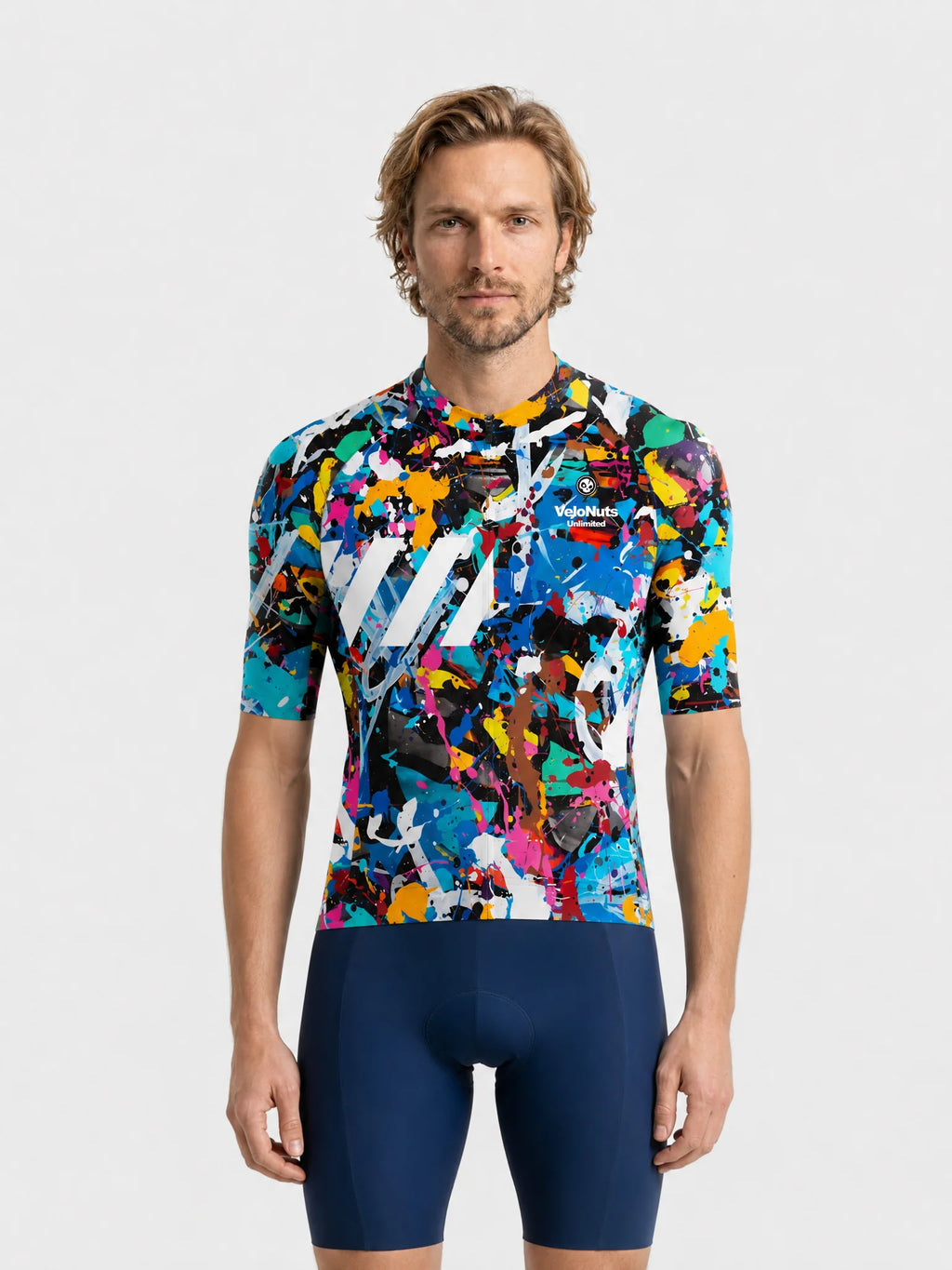 Men's Cycling Jersey-Carnival Splash