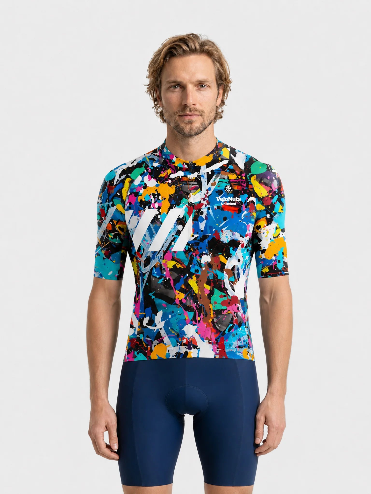 Men's Cycling Jersey-Carnival Splash