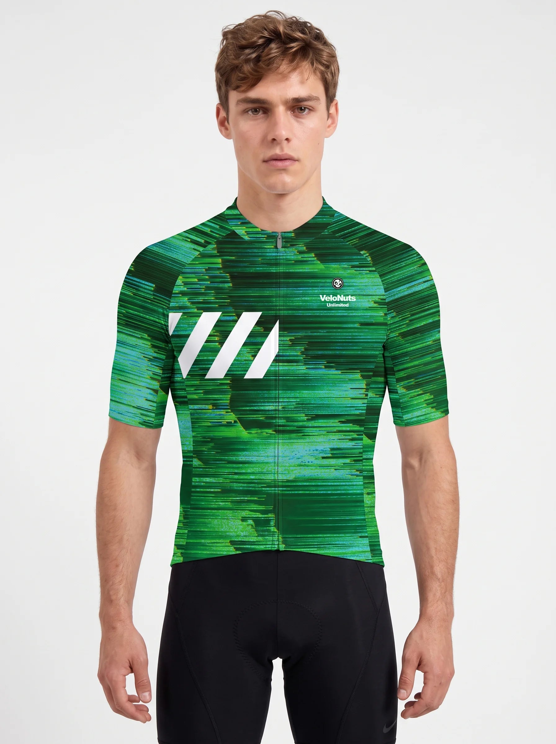 Men's Cycling Jersey-Emerald Dataflow