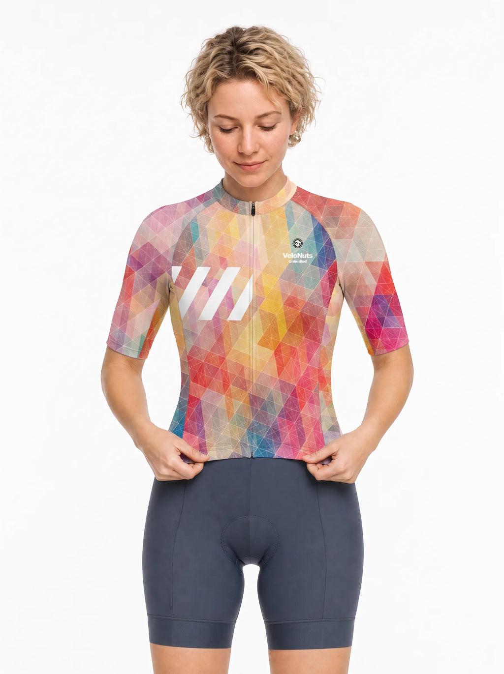 Women's Cycling Jersey-Pastel Prism