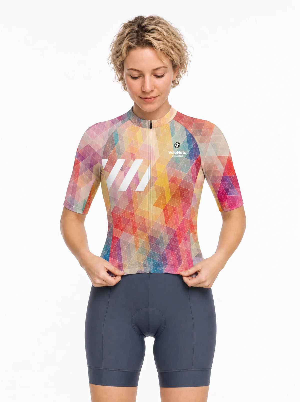 Women's Cycling Jersey-Pastel Prism