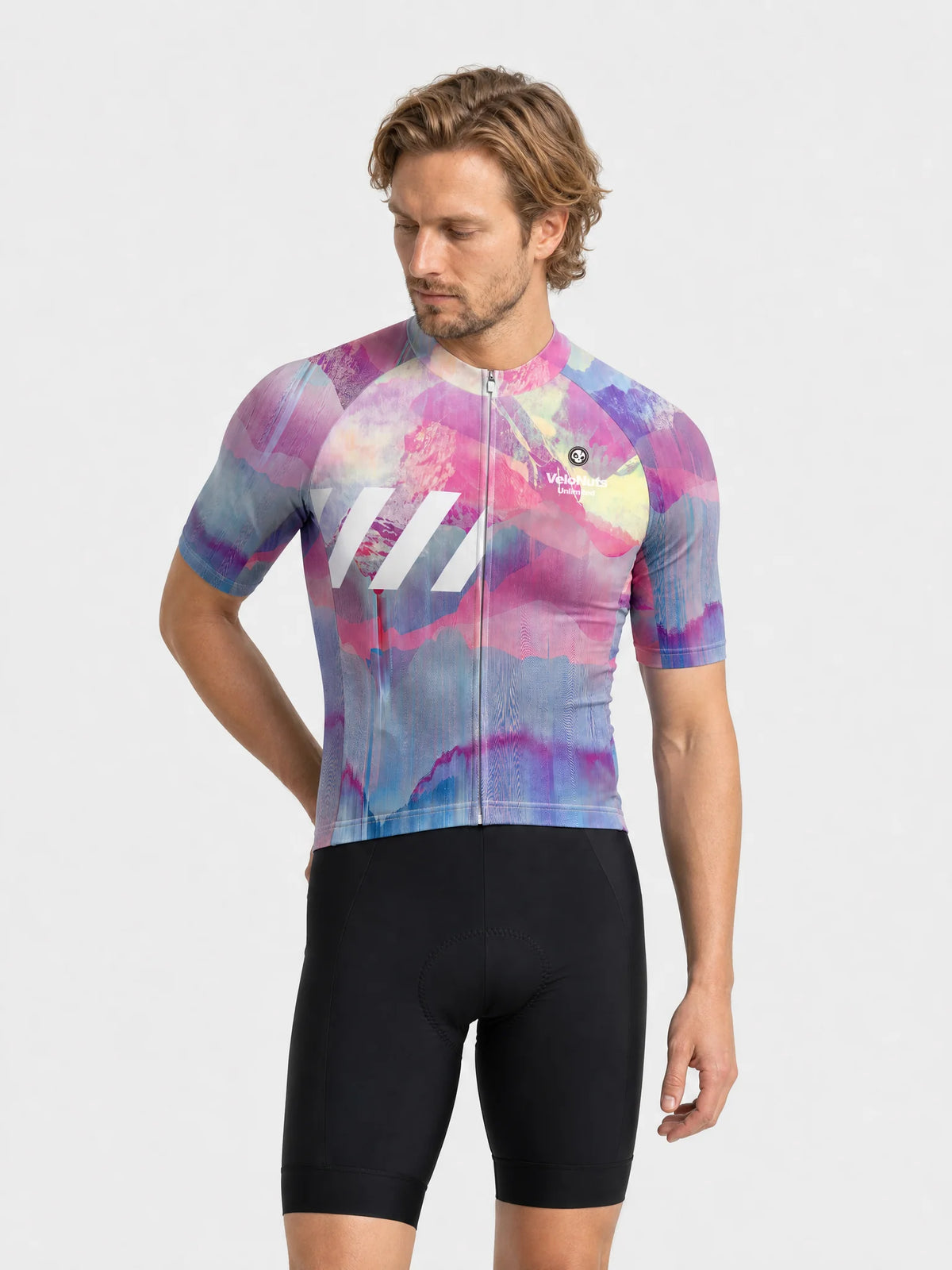 Men's Cycling Jersey-Dreamscape Peaks