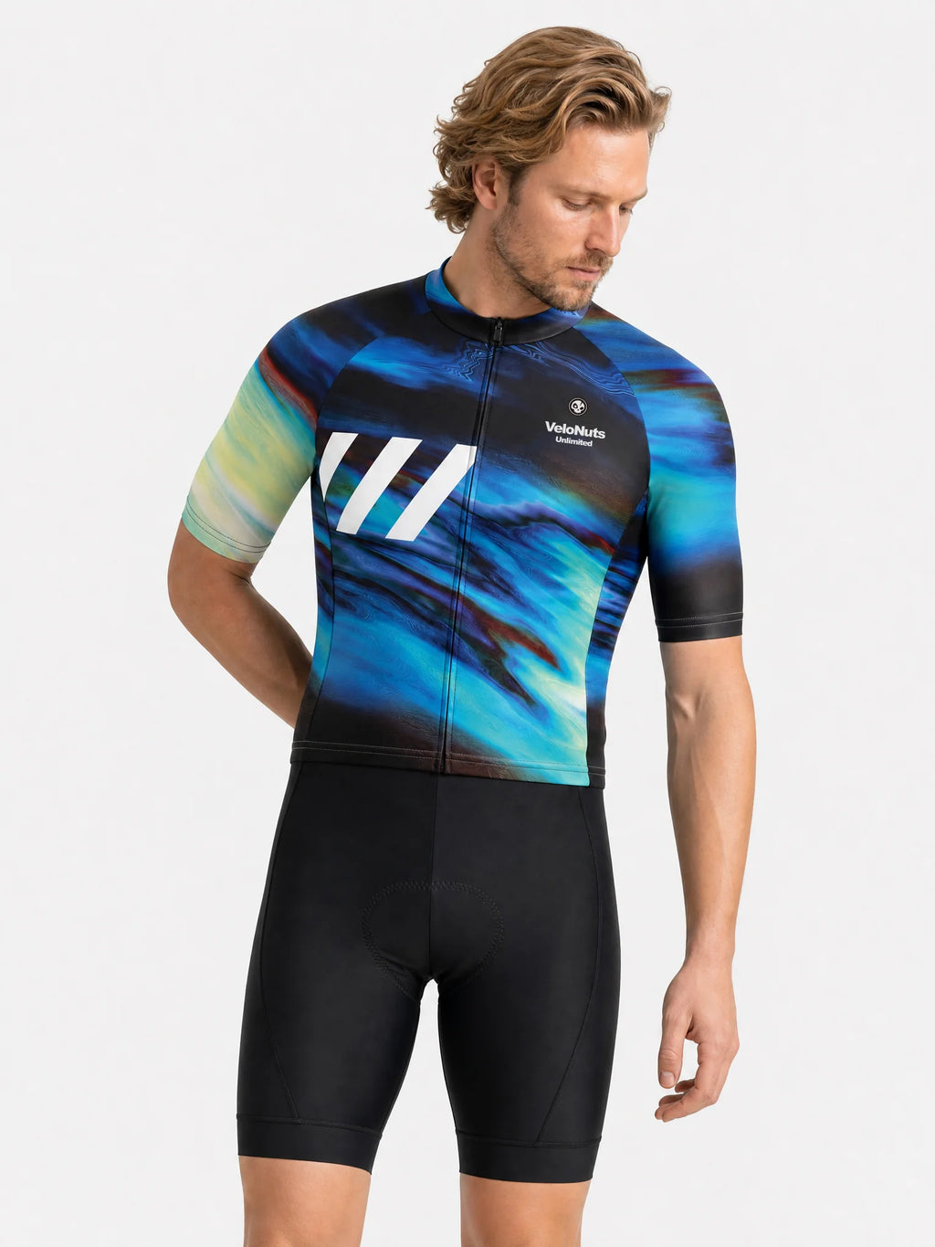 Men's Cycling Jersey-Oceanic Flow
