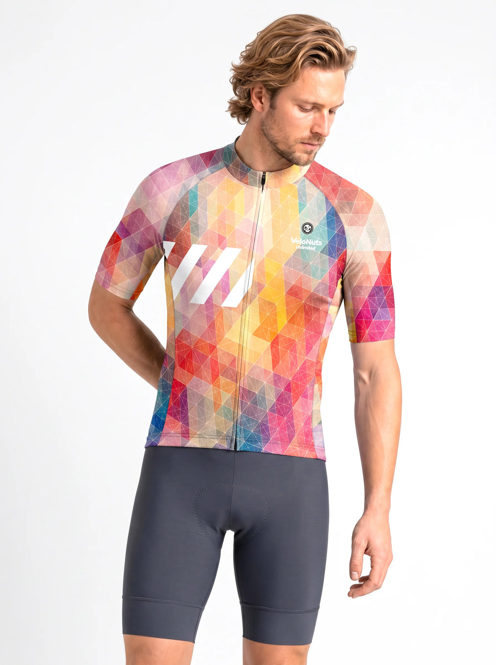 Men's Cycling Jersey-Pastel Prism