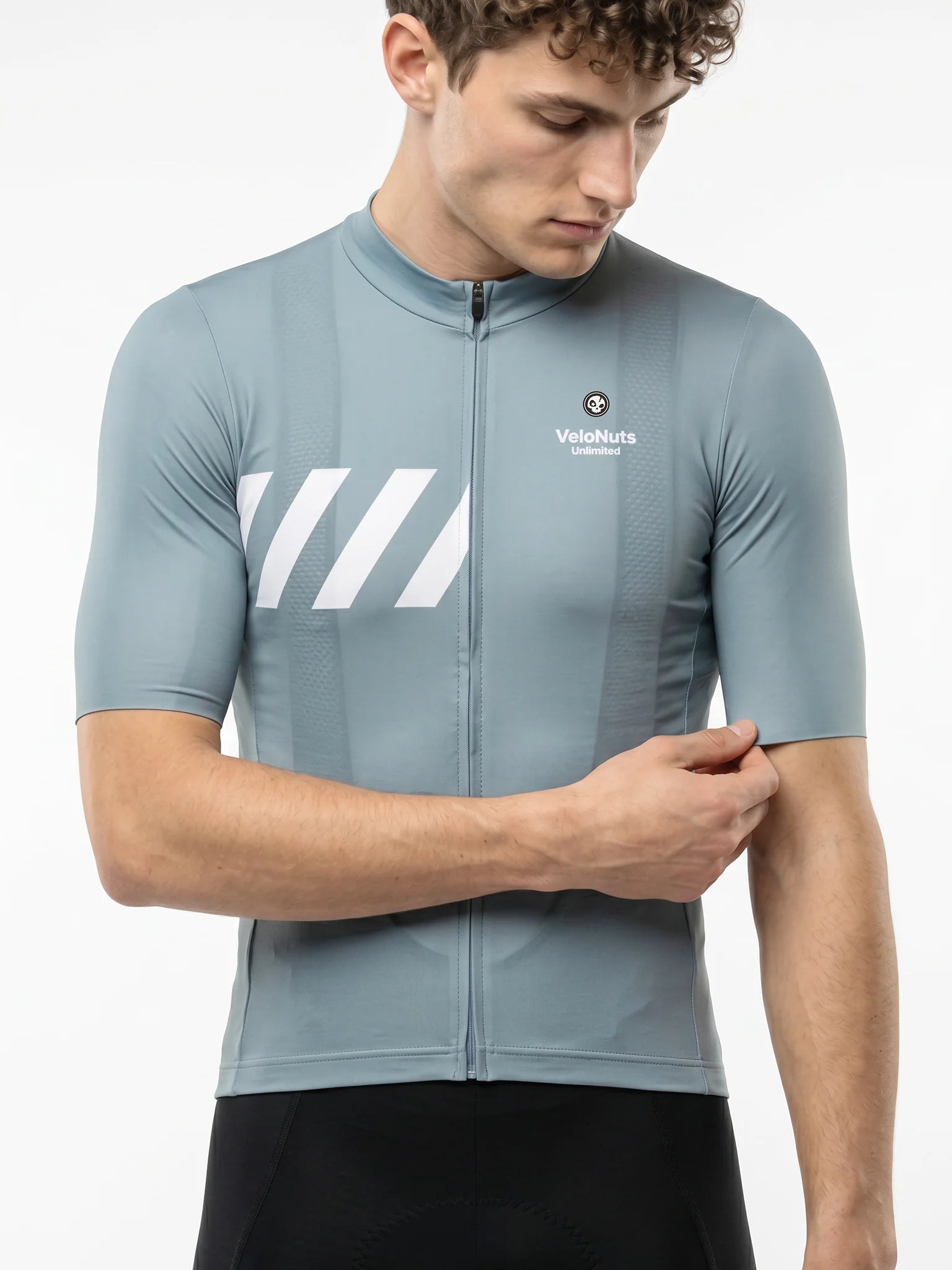 Men's Cycling Jersey-Celadon Mist