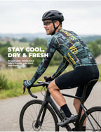 Men’s Long Sleeve Cycling Jersey – Breakaway Green