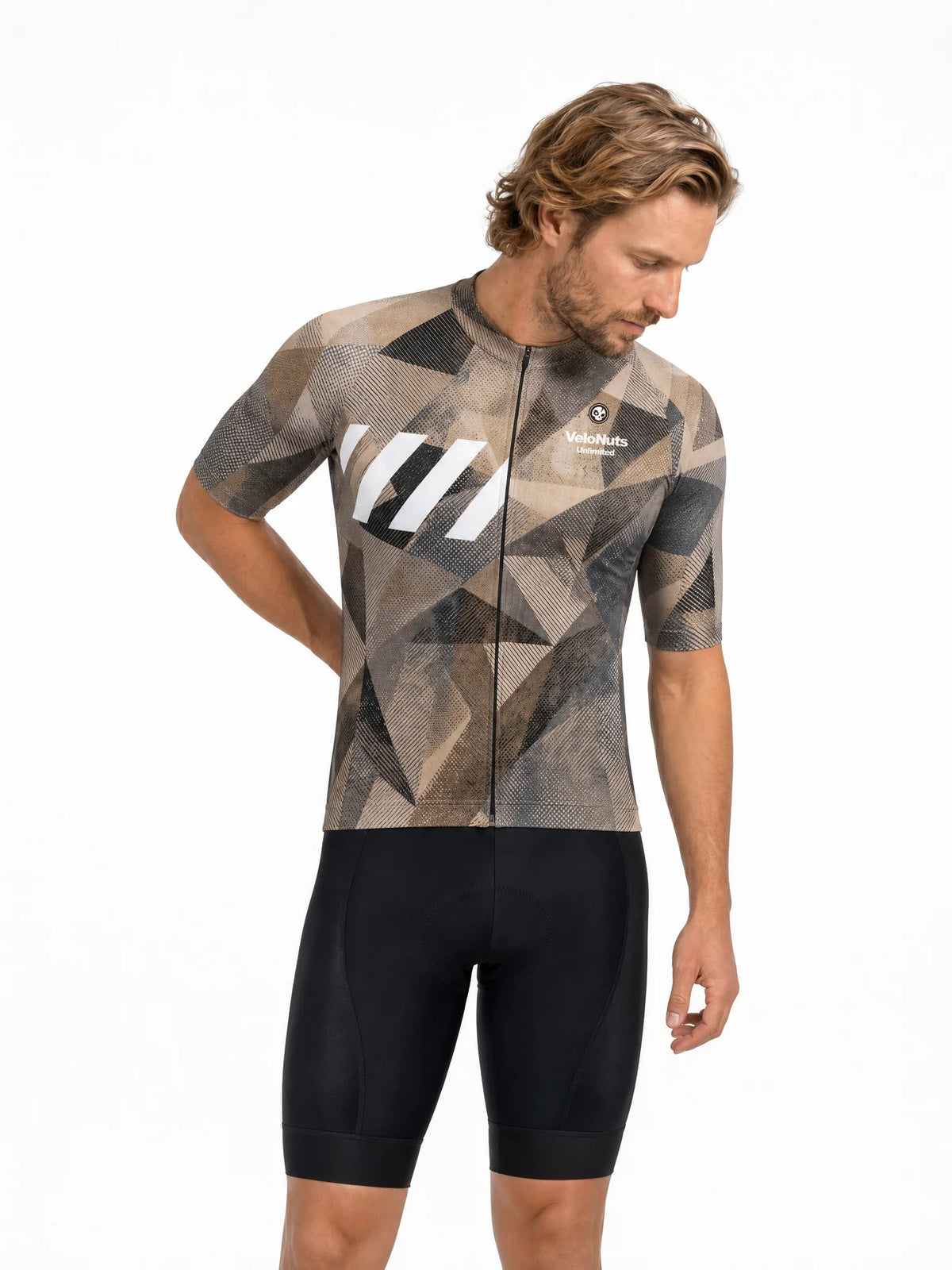 Men's Cycling Jersey-Sandstone Facets