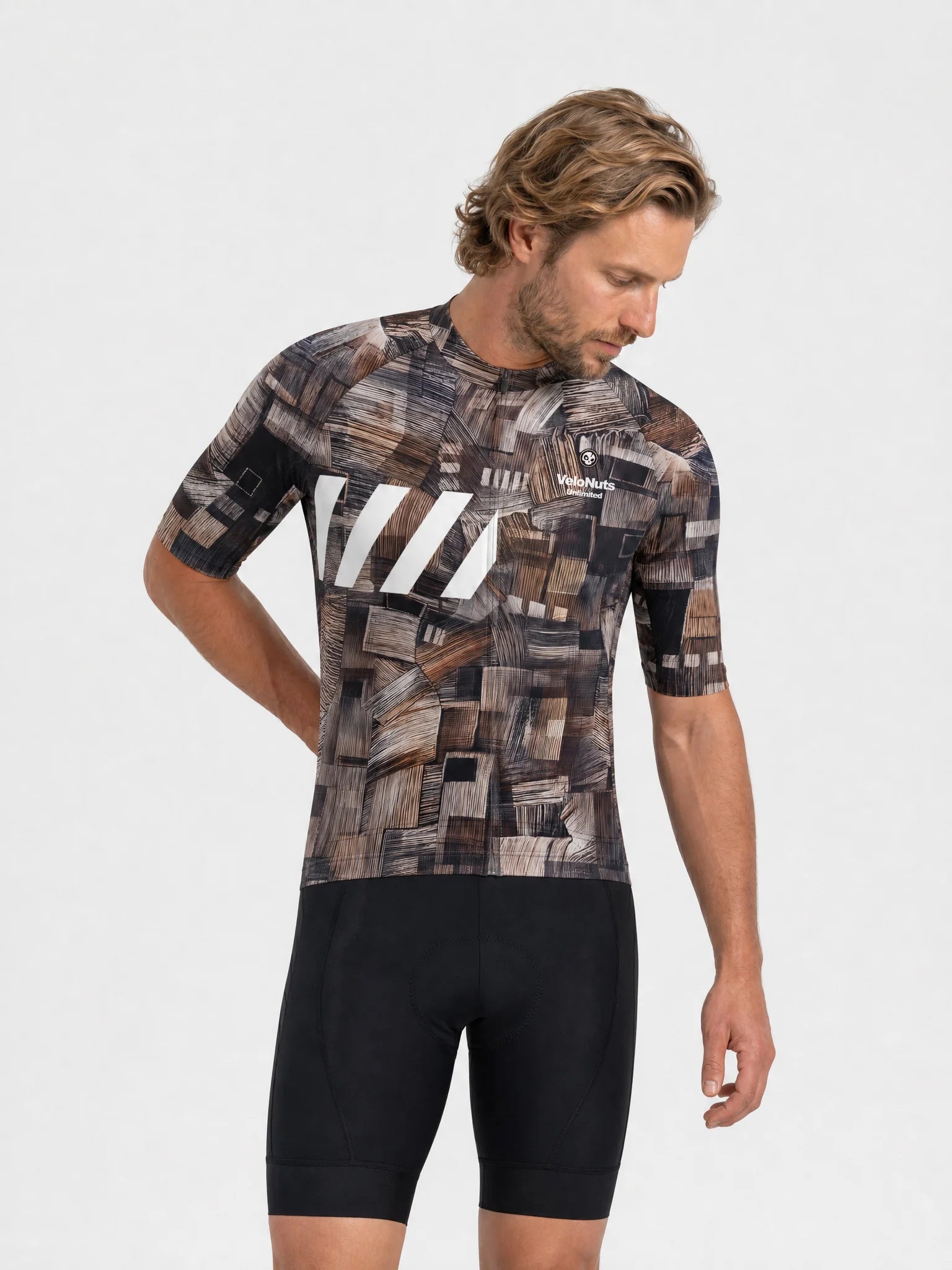 Men's Cycling Jersey-Timber Weave