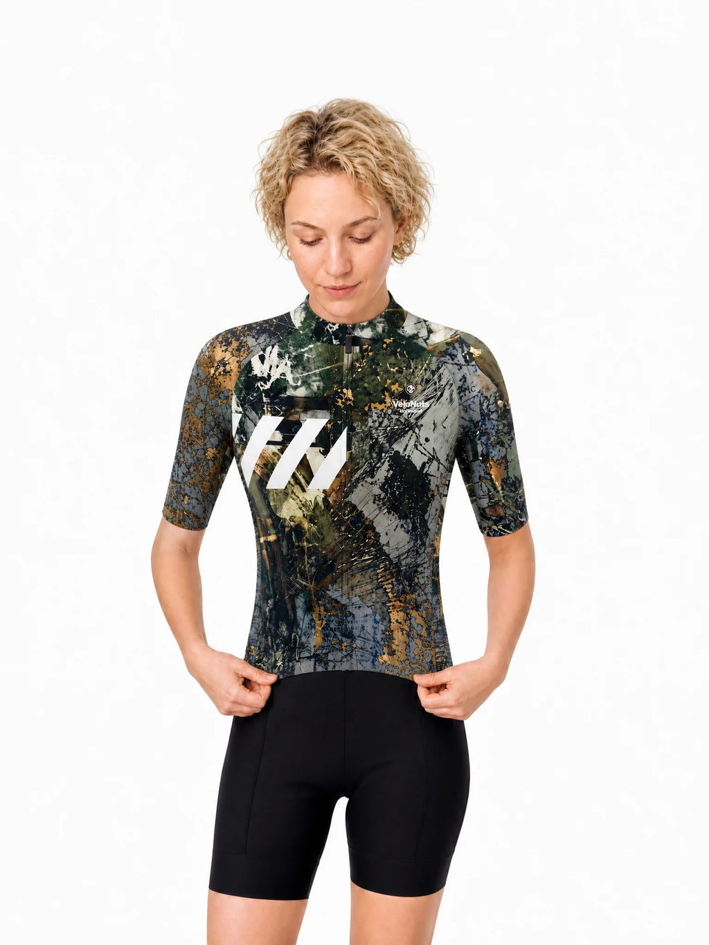 Women's Cycling Jersey-Weathered Strata