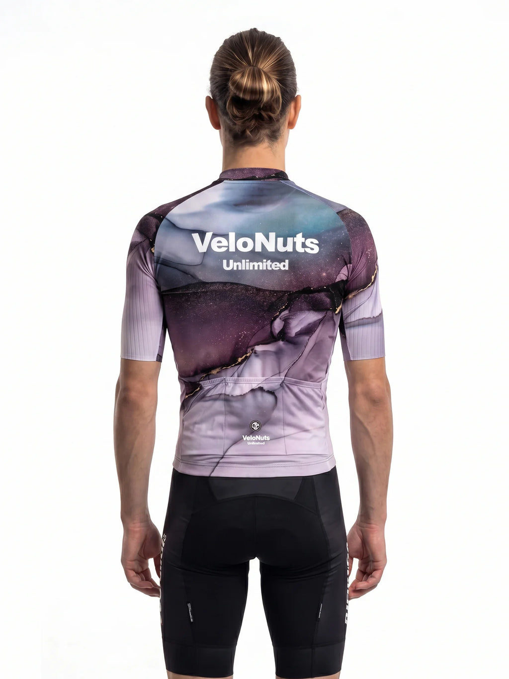 Men's Cycling Jersey-Celestial Marble Texture