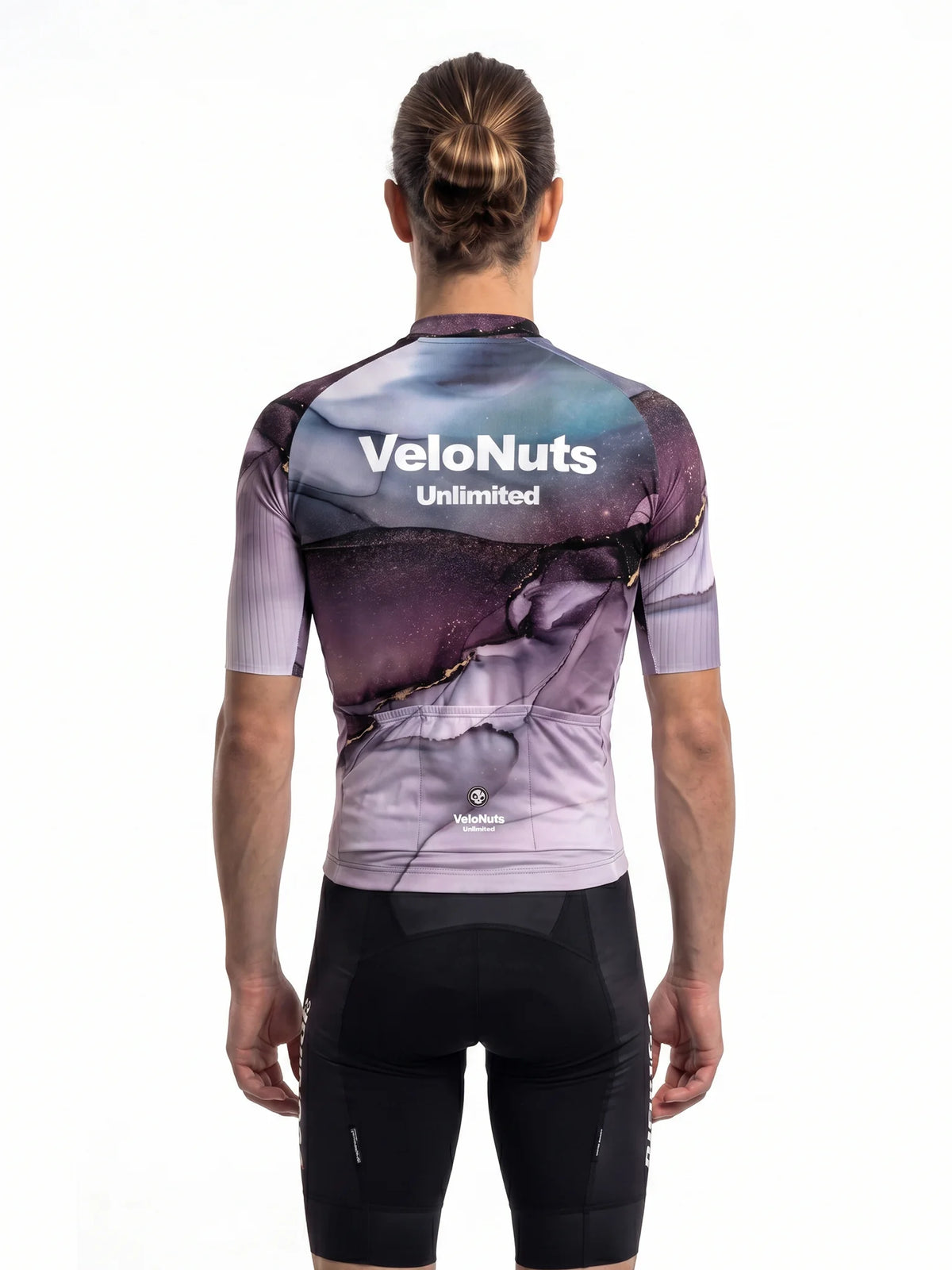Men's Cycling Jersey-Celestial Marble Texture