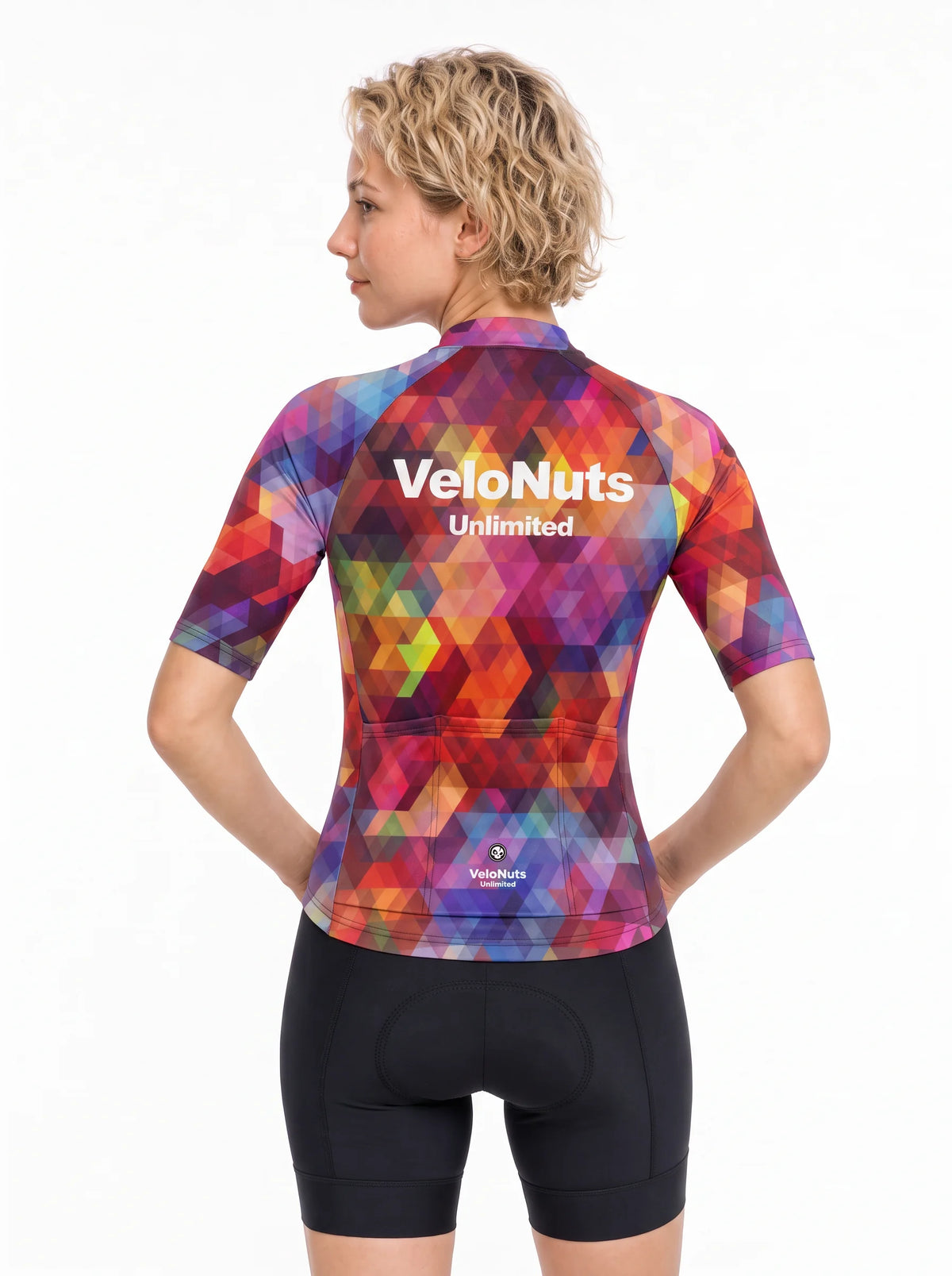 Women's Cycling Jersey-Kaleido Tiles