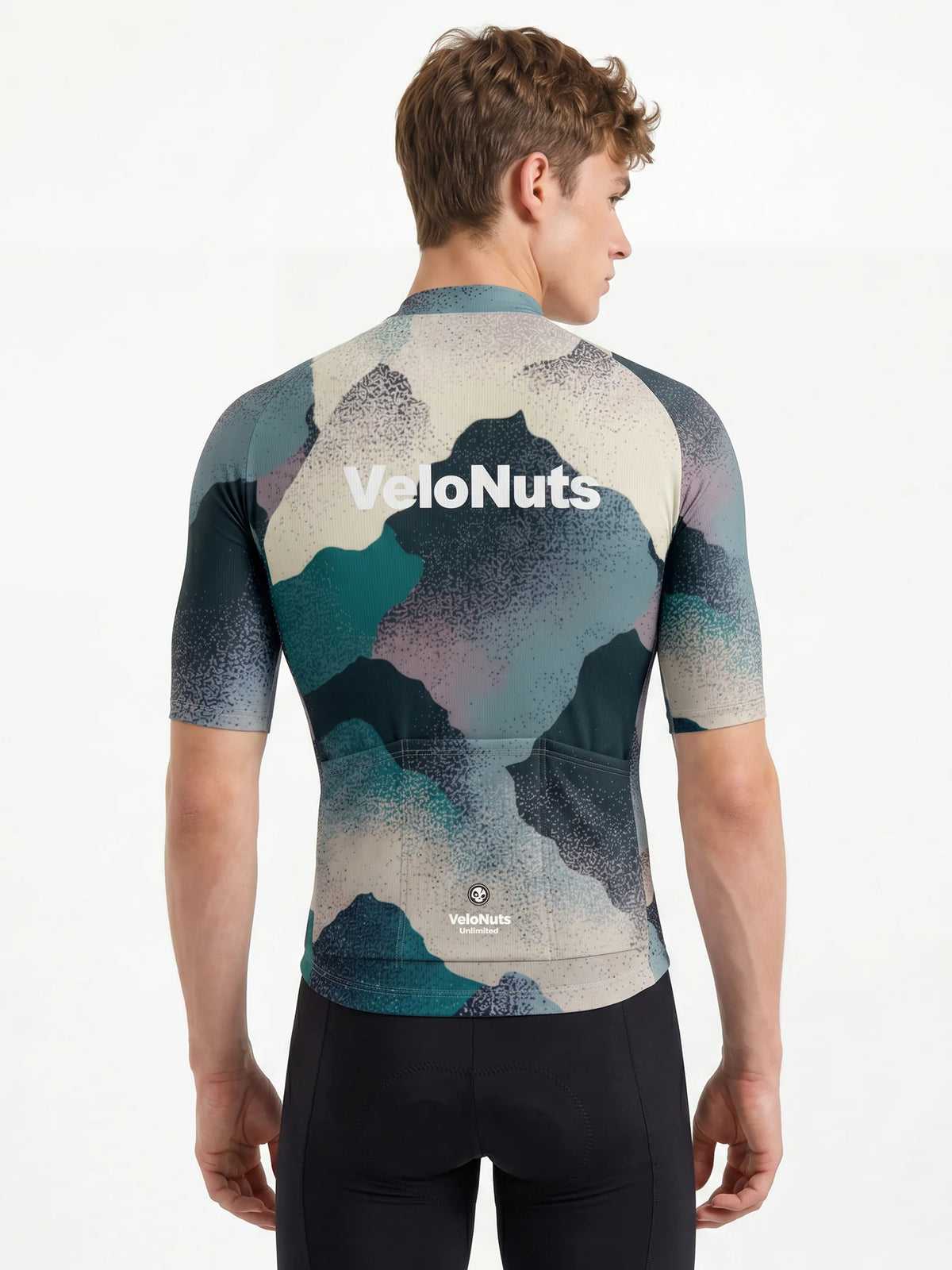 Men's Cycling Jersey-Geo Fragment