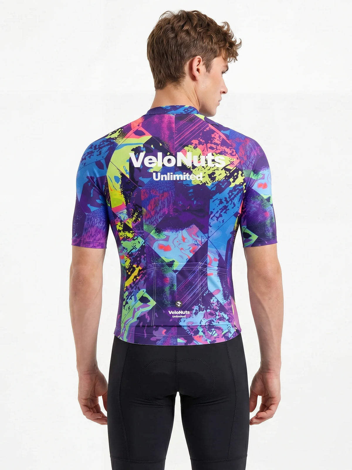 Men's Cycling Jersey-Chromatic Crash