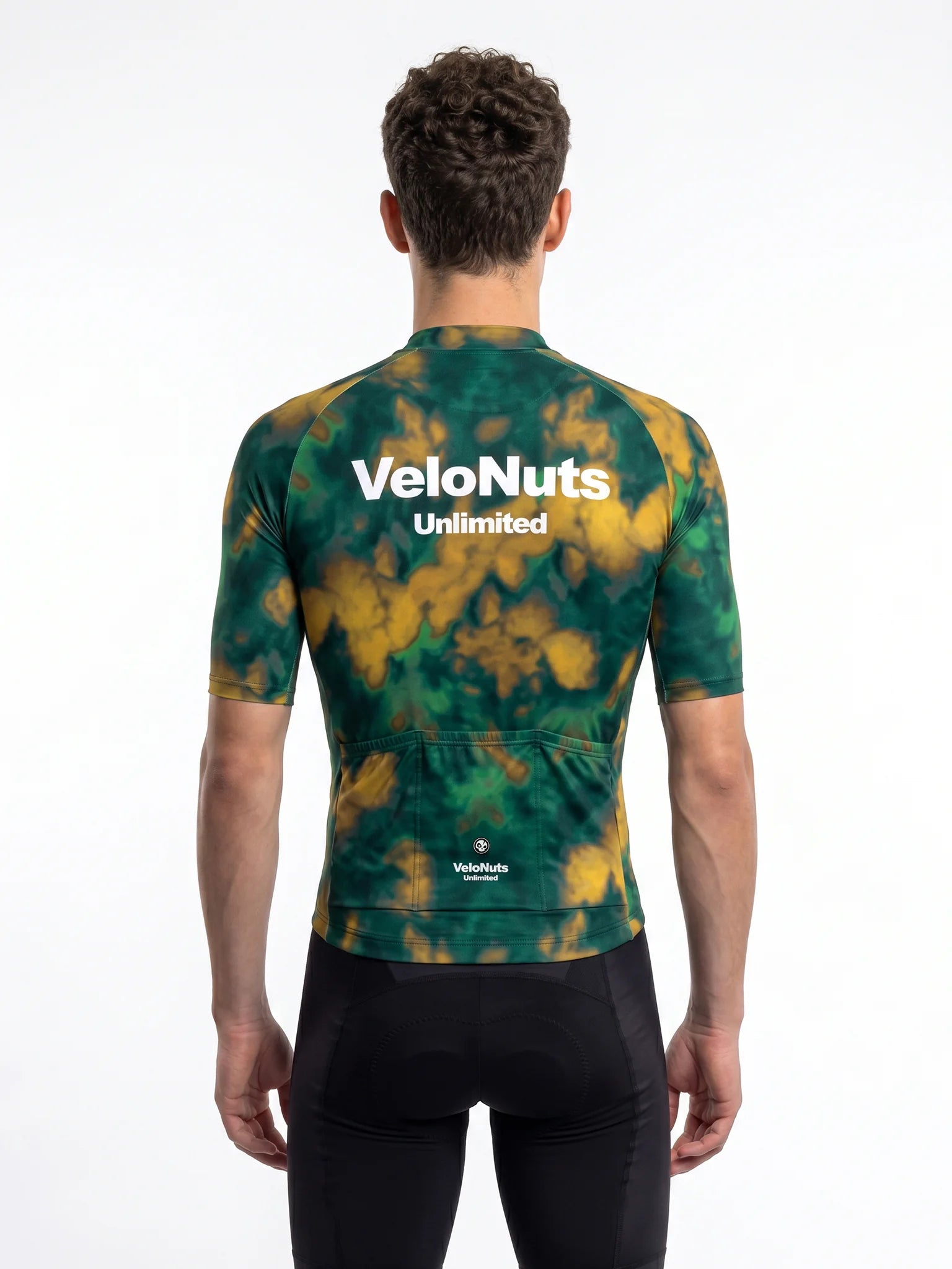 Men's Cycling Jersey-Emerald Mist Marble