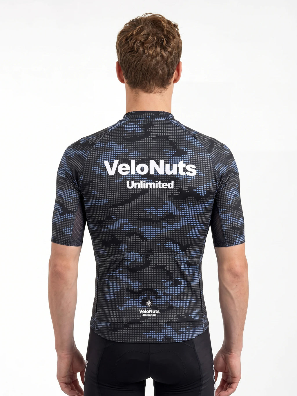 Men's Cycling Jersey-Midnight Dot Matrix