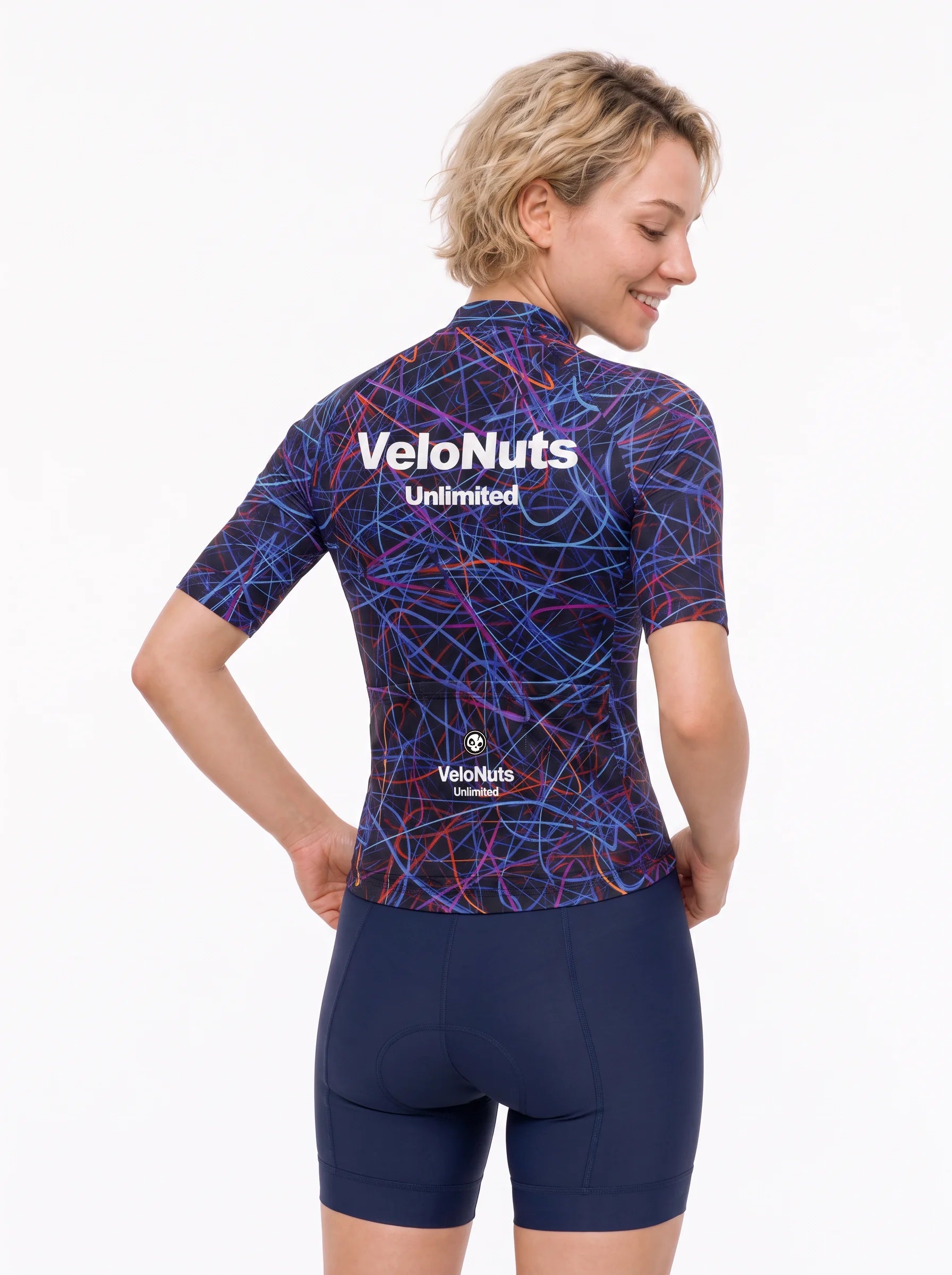 Women's Cycling Jersey-Electric Tangle