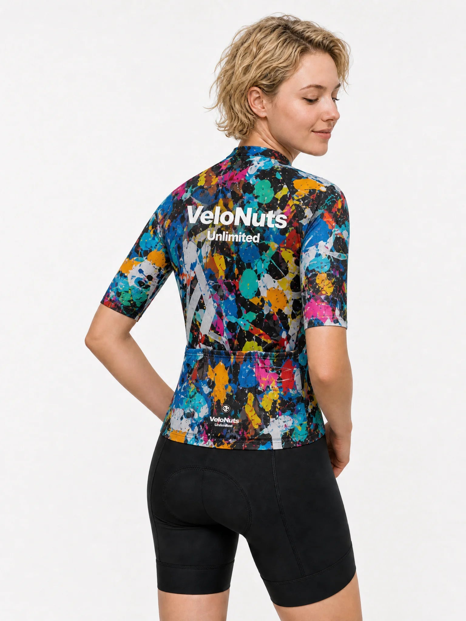 Women's Cycling Jersey-Carnival Splash
