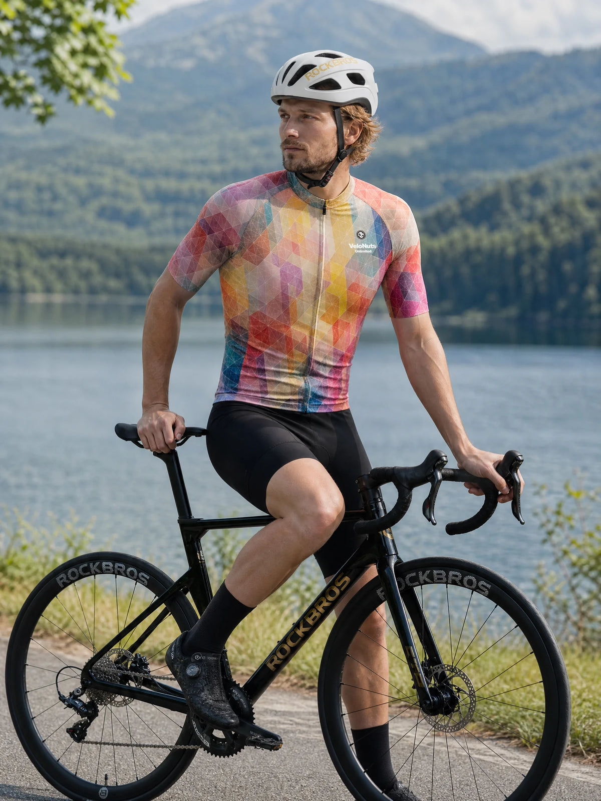Men's Cycling Jersey-Pastel Prism