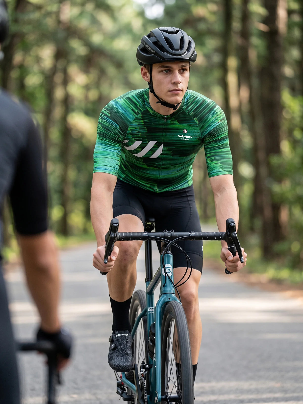 Men's Cycling Jersey-Emerald Dataflow