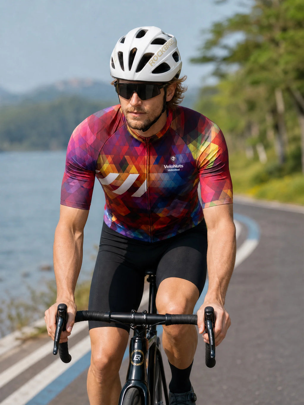 Men's Cycling Jersey-Kaleido Tiles