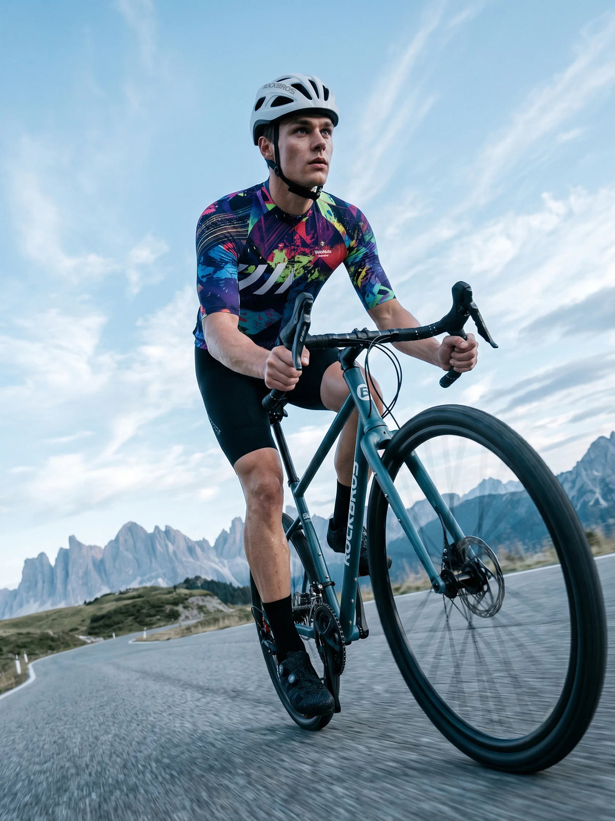 Men's Cycling Jersey-Chromatic Crash