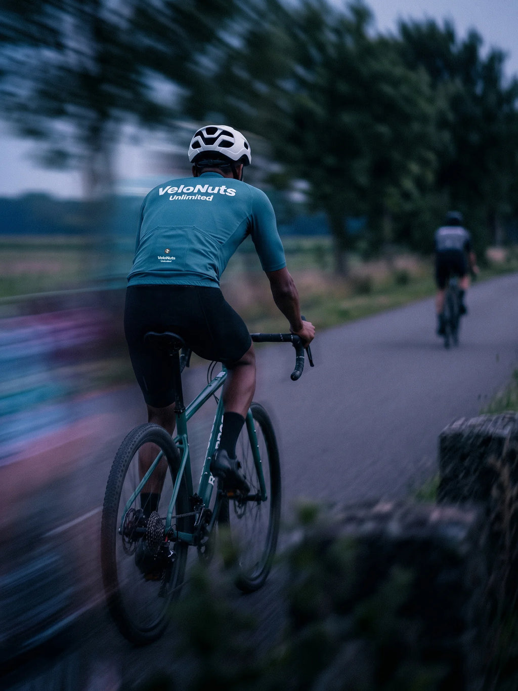 Men's Cycling Jersey-Sea Glass Quiet