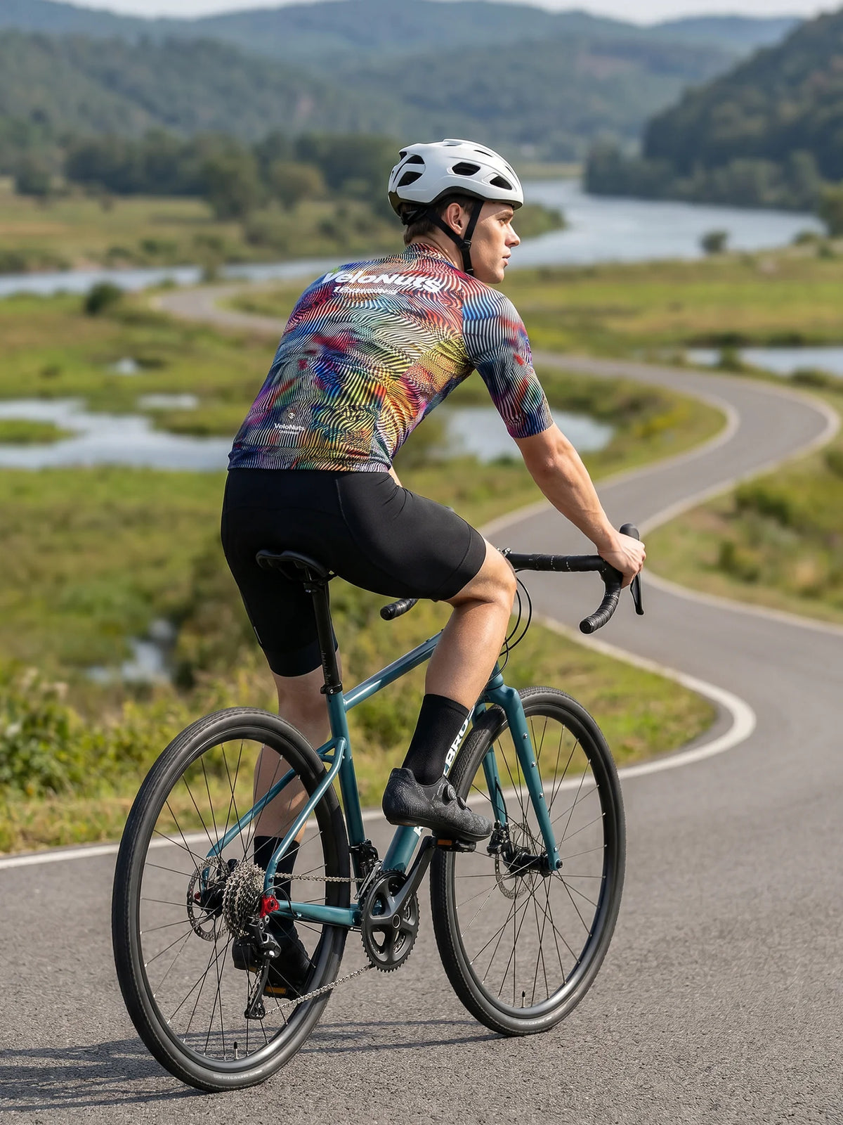 Men's Cycling Jersey-Prism Distortion