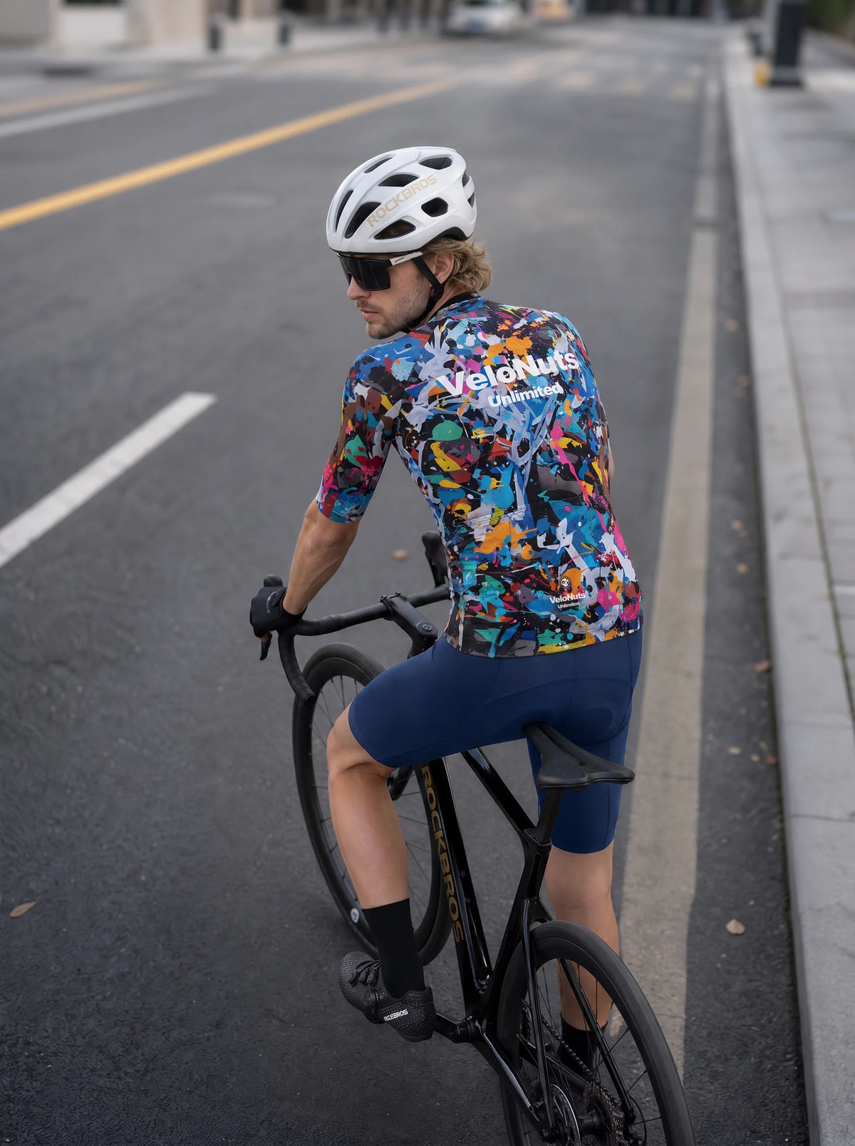 Men's Cycling Jersey-Carnival Splash