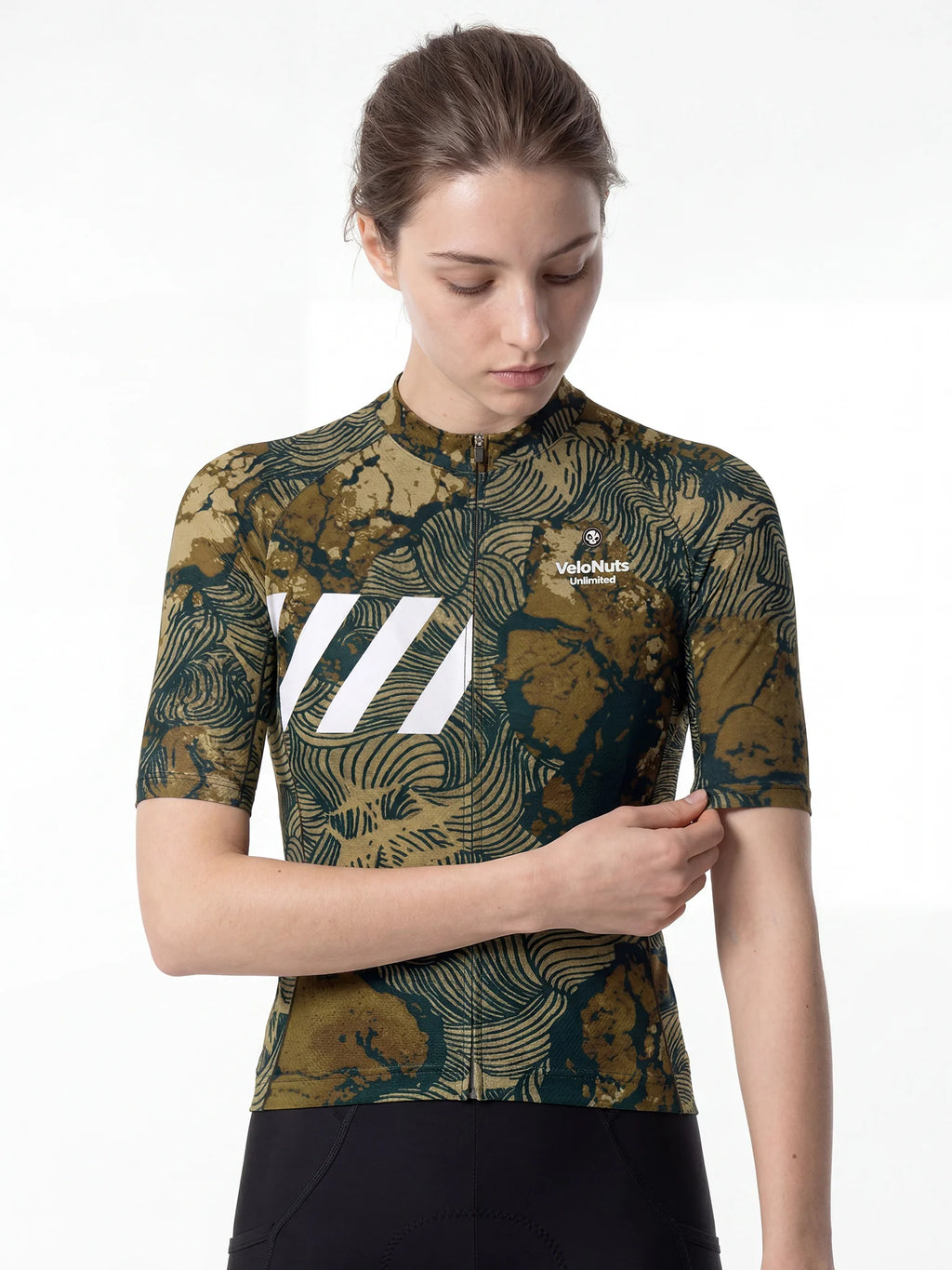 Women's Cycling Jersey-Savage Pattern