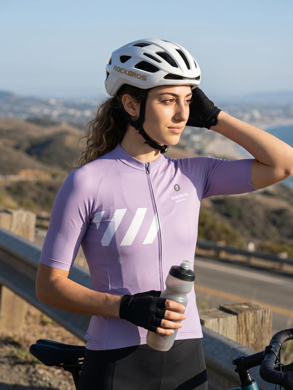 Women's Cycling Jersey-Wisteria Hush