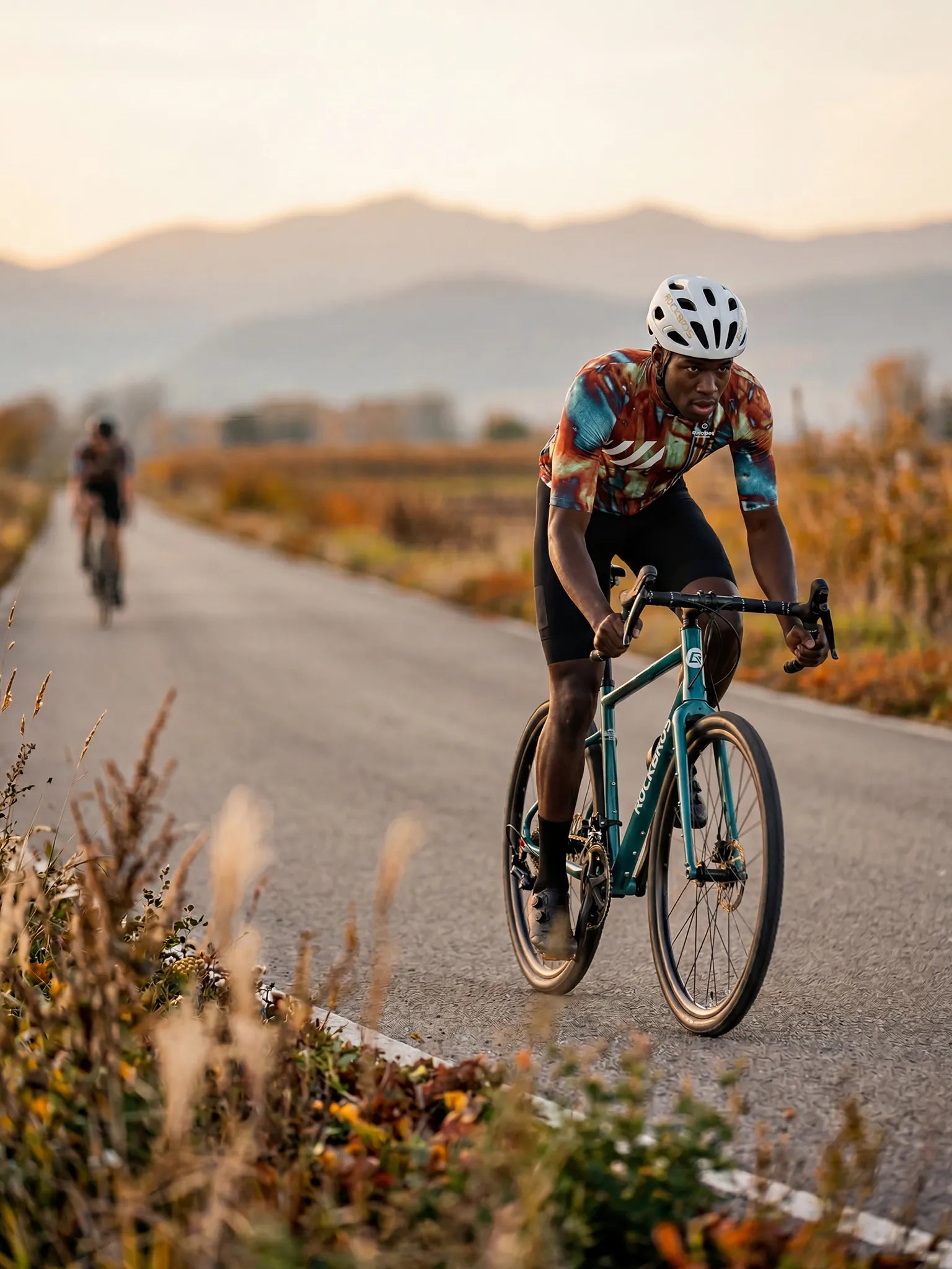 Men's Cycling Jersey-Rust Vein