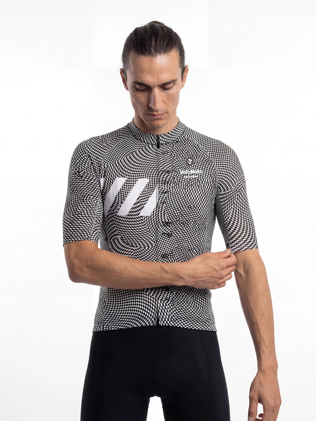 Herren-Radtrikot – Optisches Karomuster