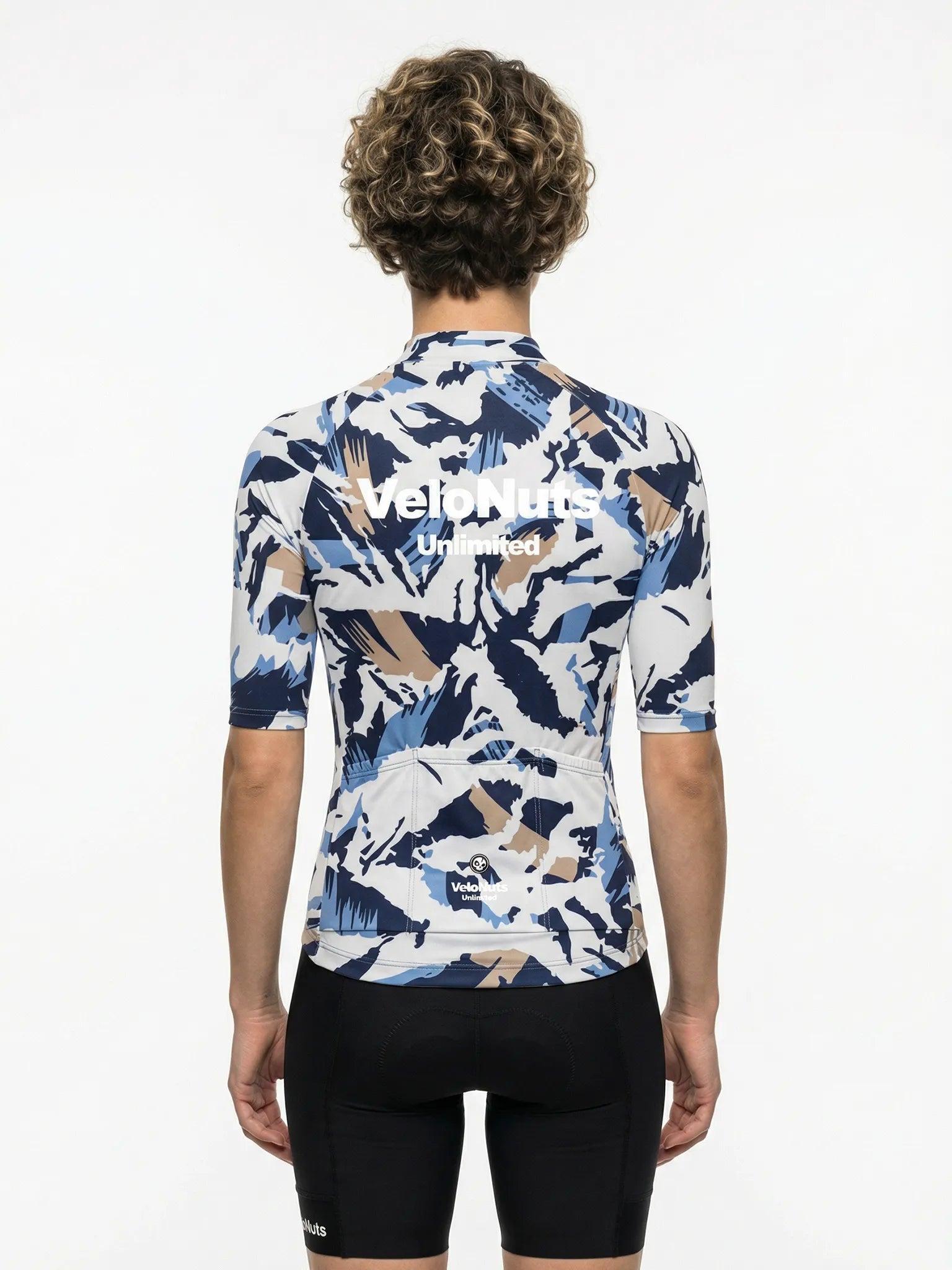 Women's Cycling Jersey-Brush Leaf Camo