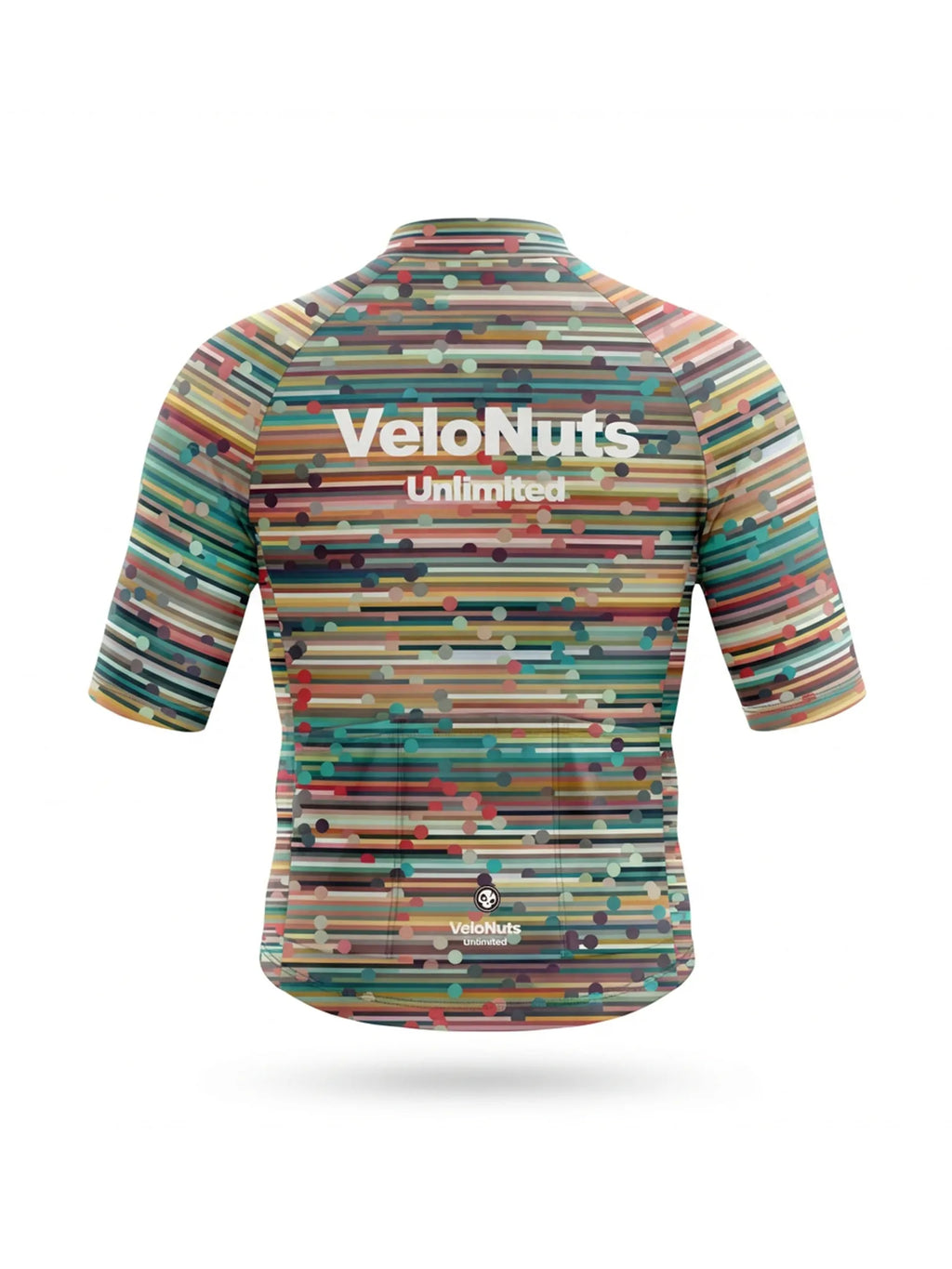 Women's Cycling Jersey-Confetti Stripe