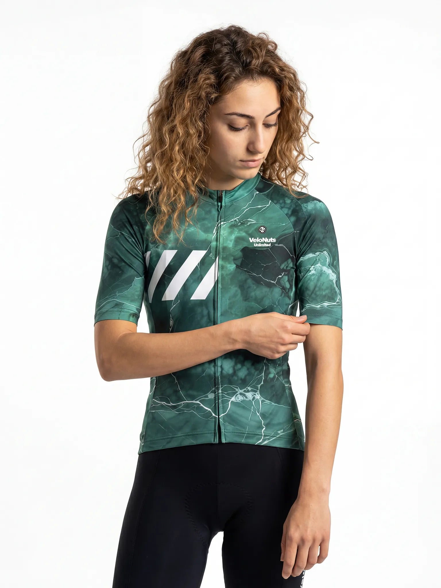 Damen-Radtrikot Emerald Vein