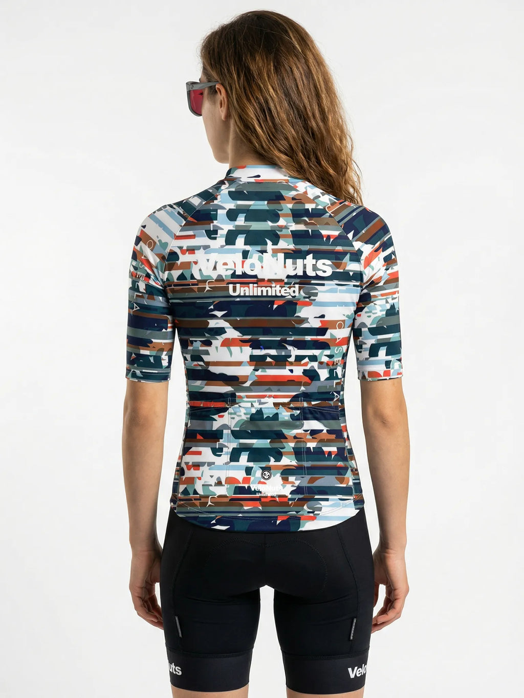 Damen-Radtrikot Fragment Camo