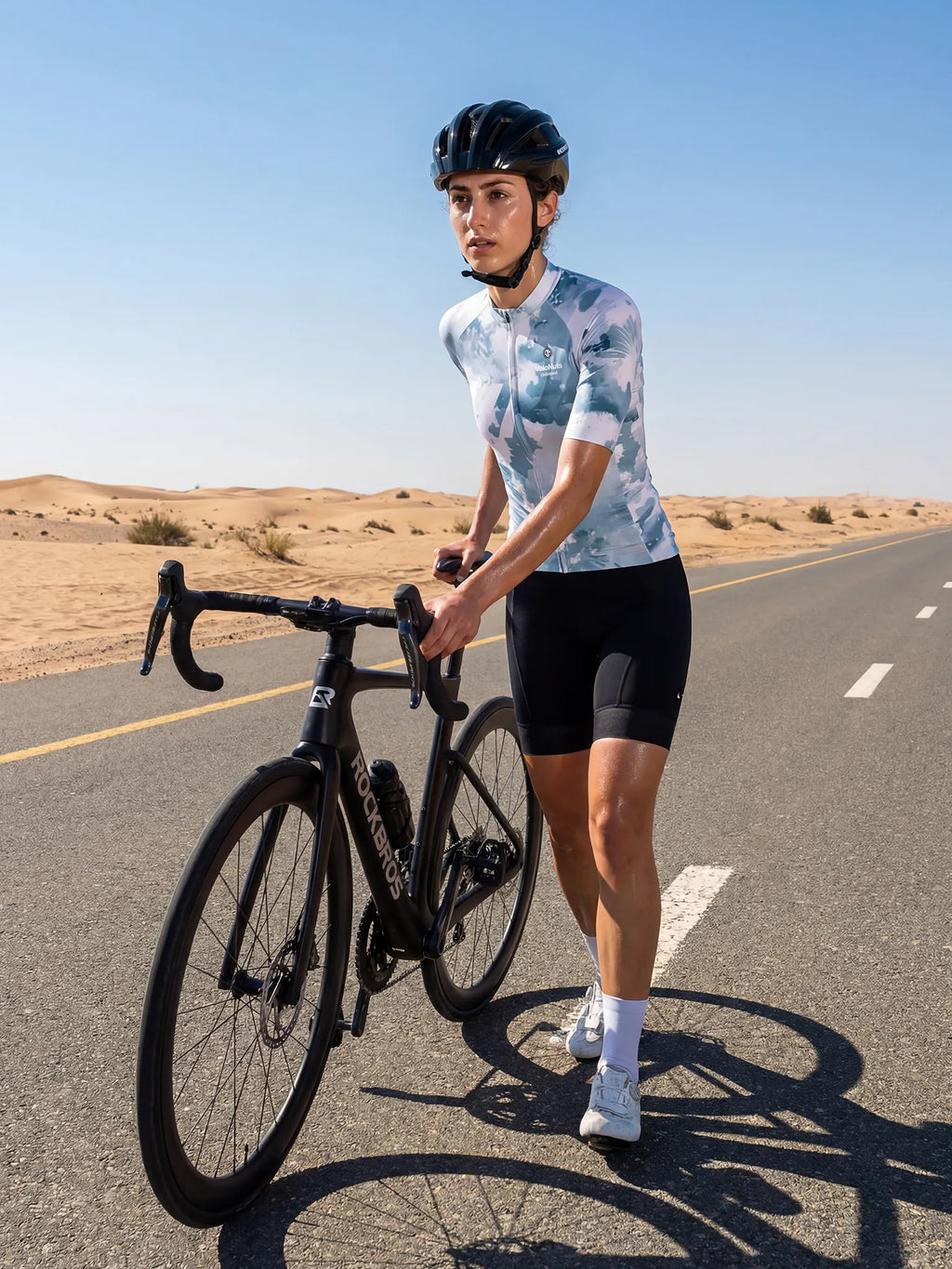 Women's Cycling Jersey-Frost Bloom