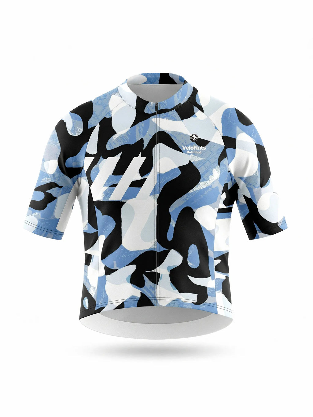 Women's Cycling Jersey-Ink Blob Camo