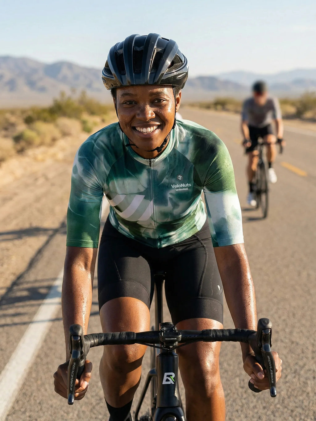 Women's Cycling Jersey-Mist Leaf Canopy
