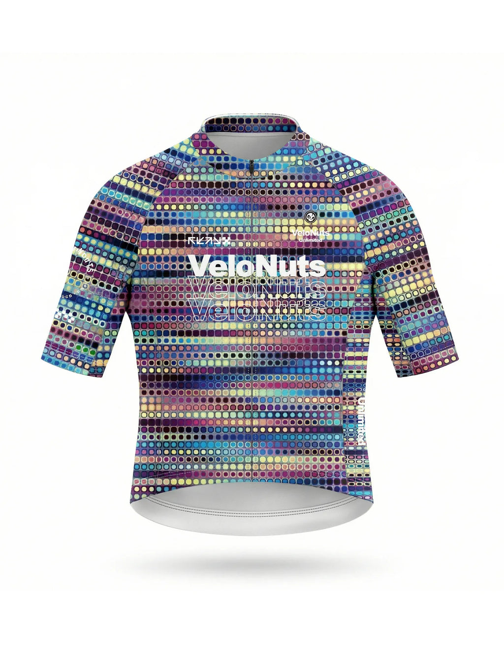 Women's Cycling Jersey-Neon Dotwave