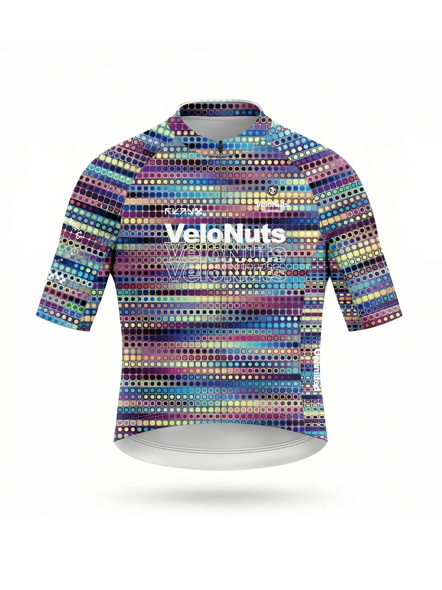 Women's Cycling Jersey-Neon Dotwave