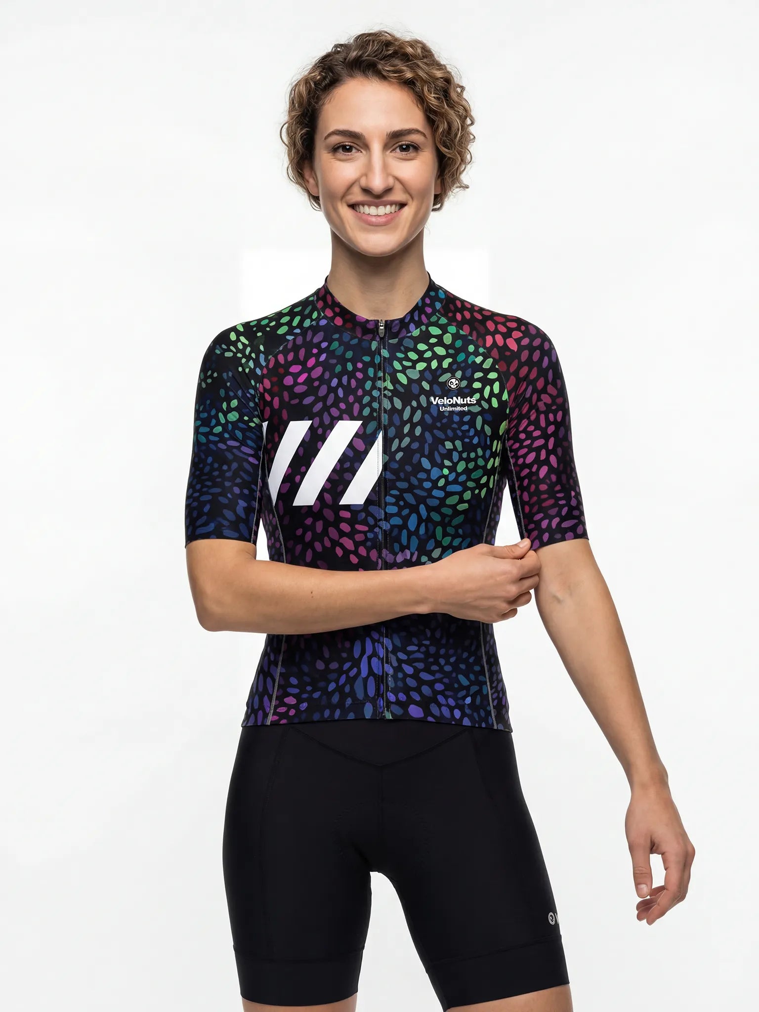 Fahrradtrikot für Damen – Neon Seed Burst
