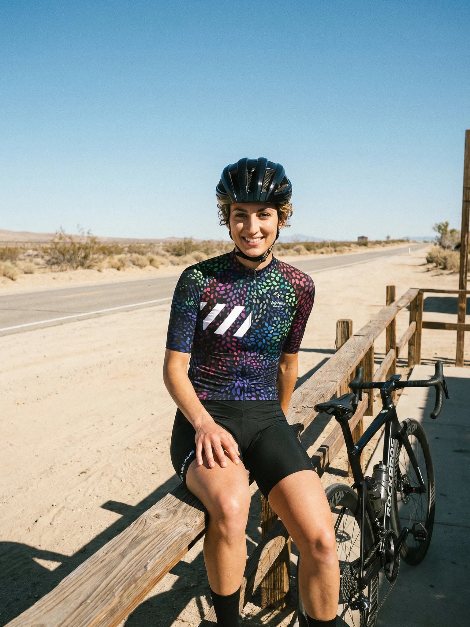 Fahrradtrikot für Damen – Neon Seed Burst