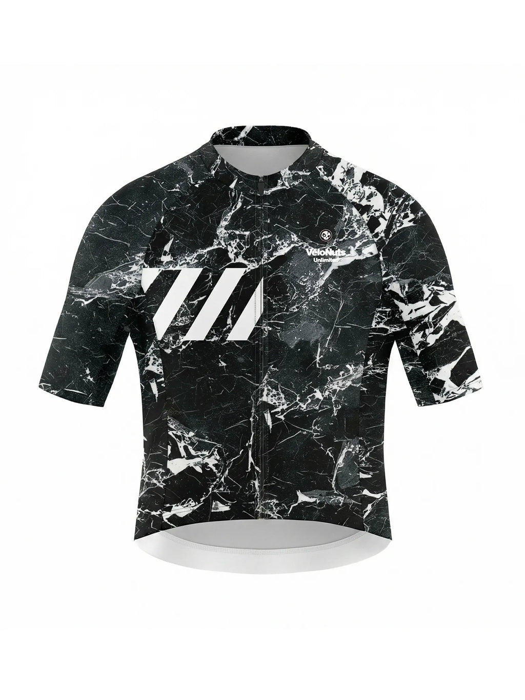 Damen-Radtrikot – Noir Marmor