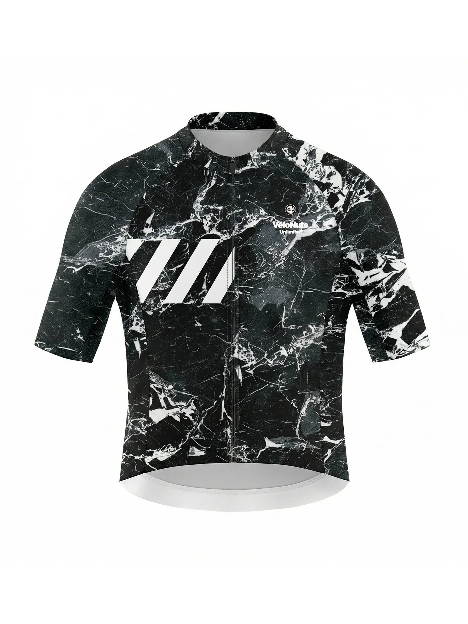 Damen-Radtrikot – Noir Marmor