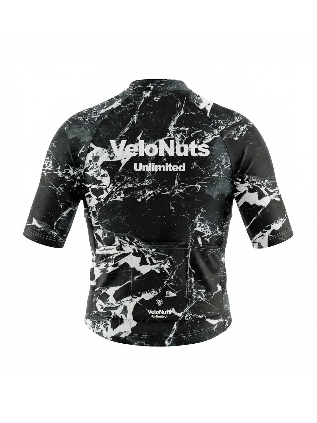 Damen-Radtrikot – Noir Marmor