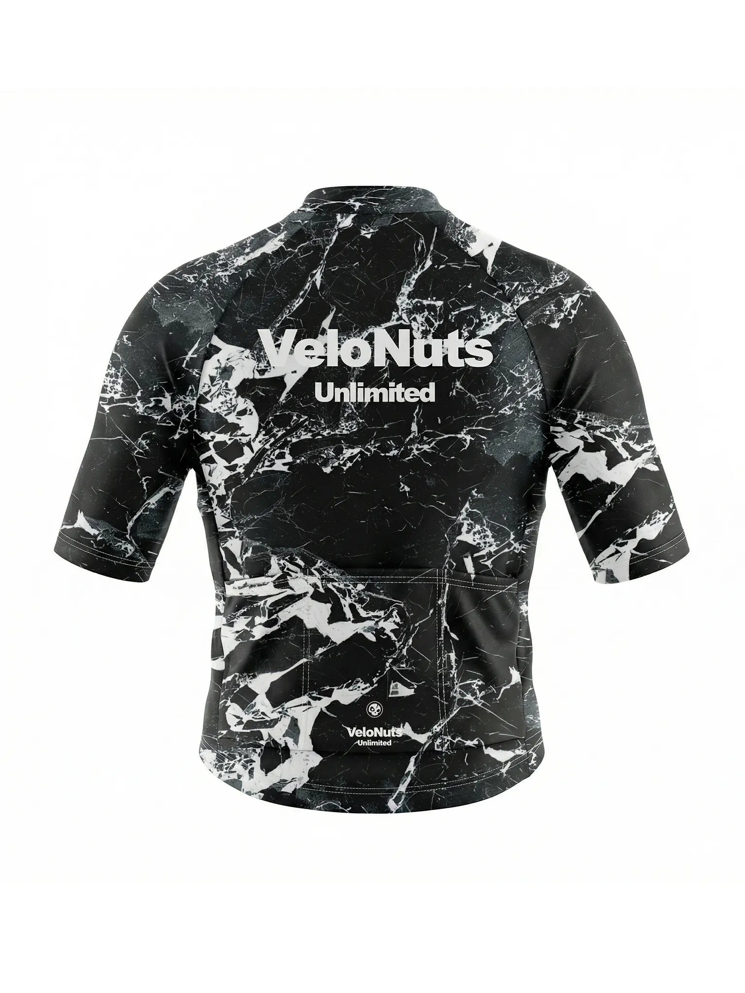 Damen-Radtrikot – Noir Marmor
