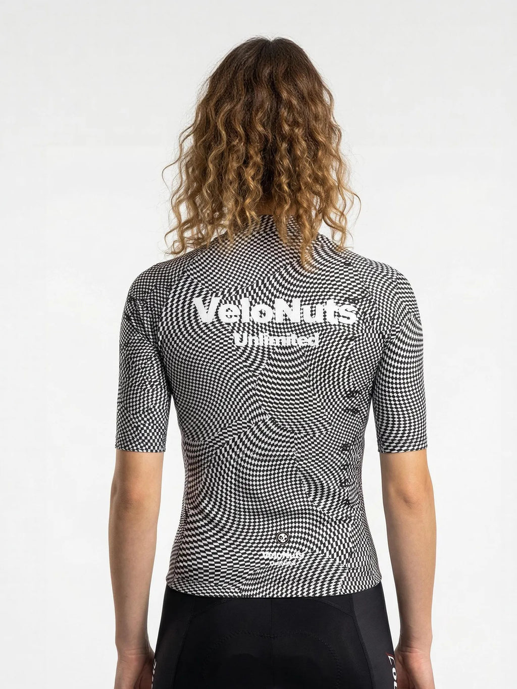 Women's Cycling Jersey-Optical Warp Check