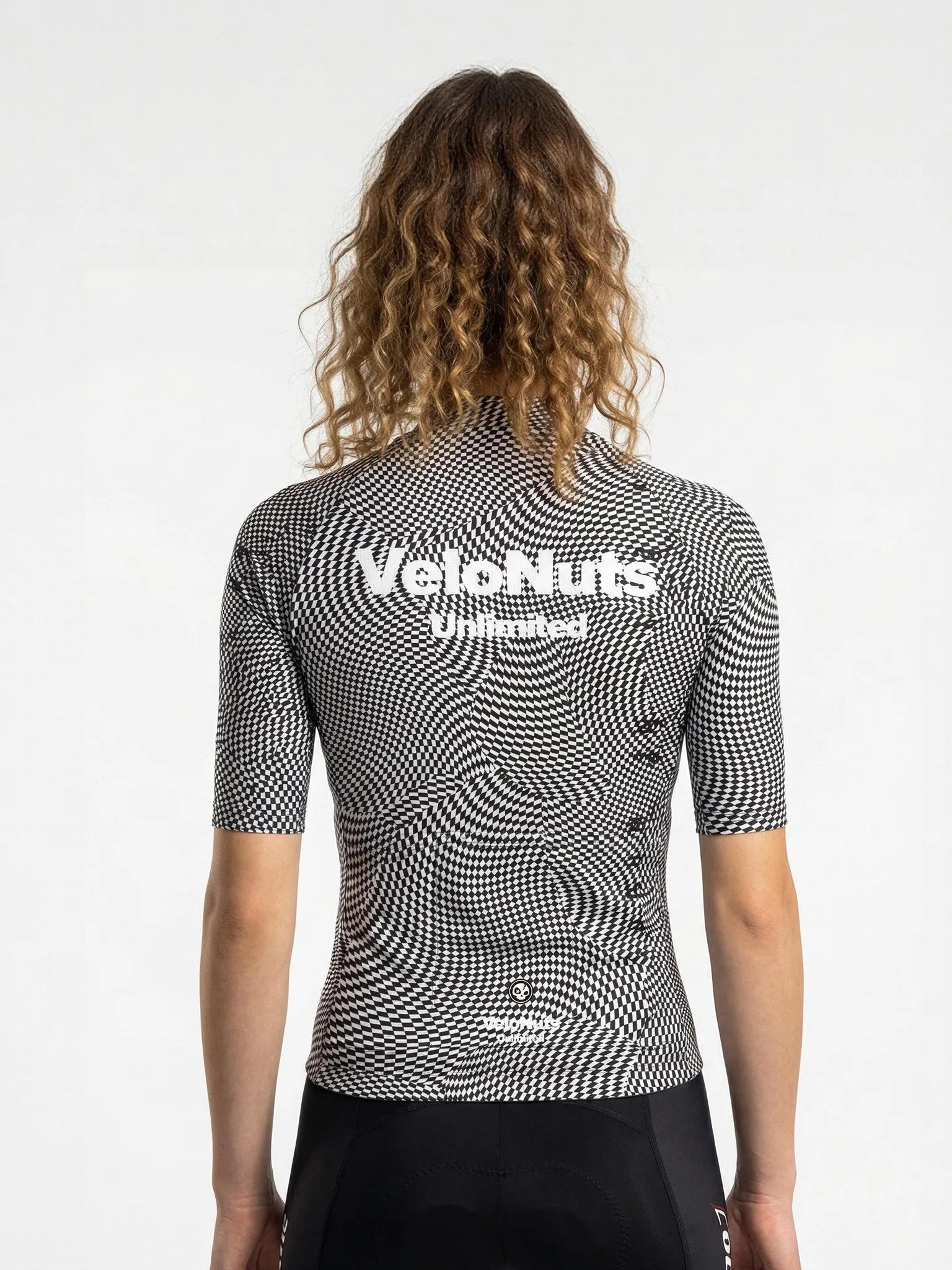 Women's Cycling Jersey-Optical Warp Check